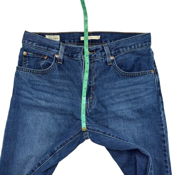 LEVIS Premium Baggy Dad Jeans Size 27 Womens Medium Wash 30” inseam 100% Cotton - Picture 9 of 9